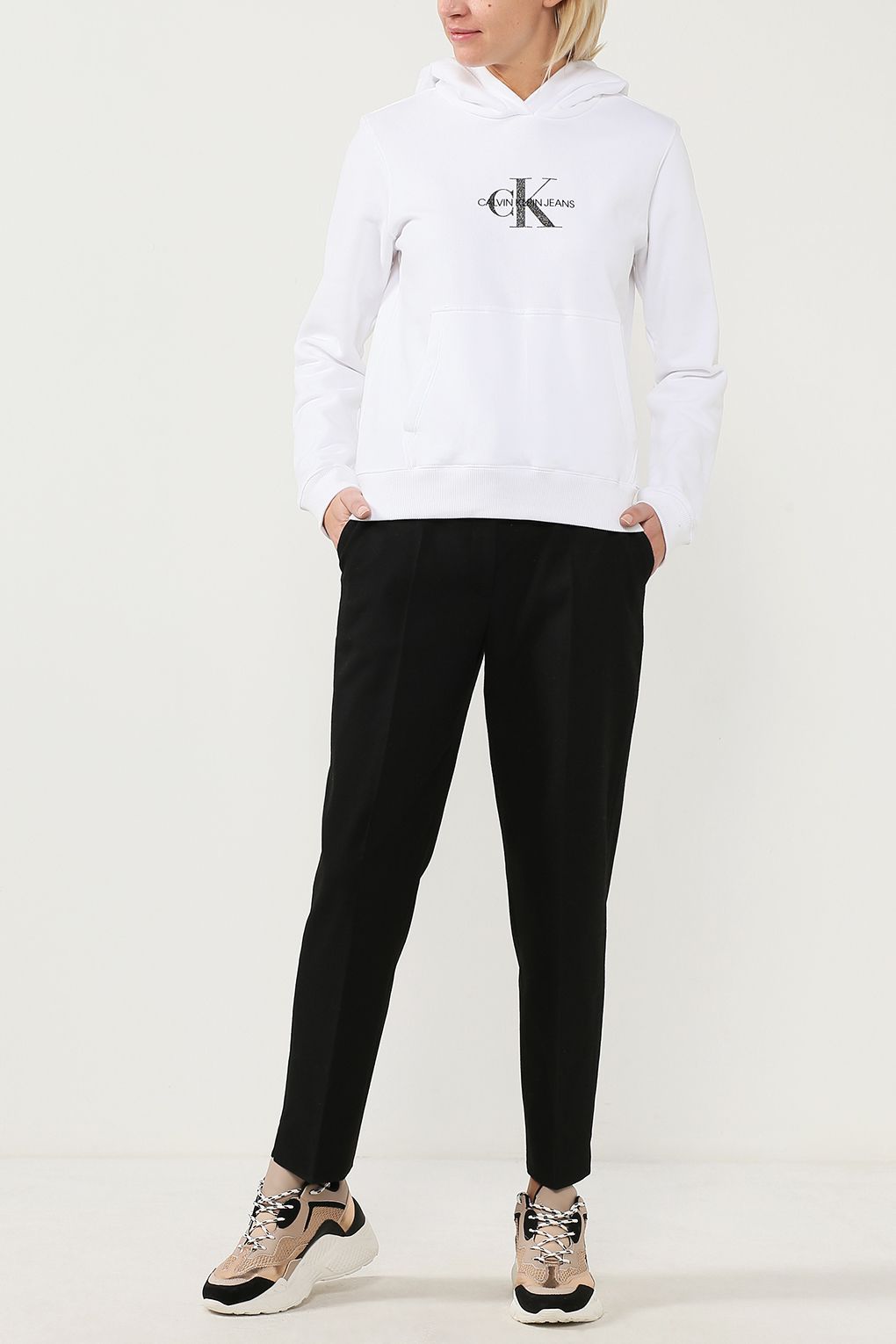 Calvin Klein Jeans Худи с логотипом бренда Calvin Klein Jeans Худи с логотипом бренда