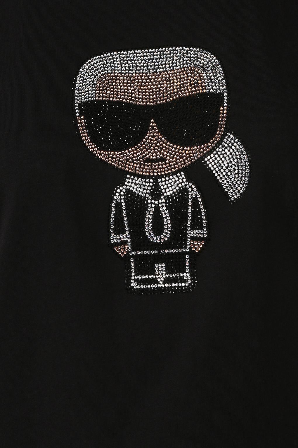 Karl Lagerfeld Хлопковая футболка с коротким рукавом Karl Lagerfeld Хлопковая футболка с коротким рукавом